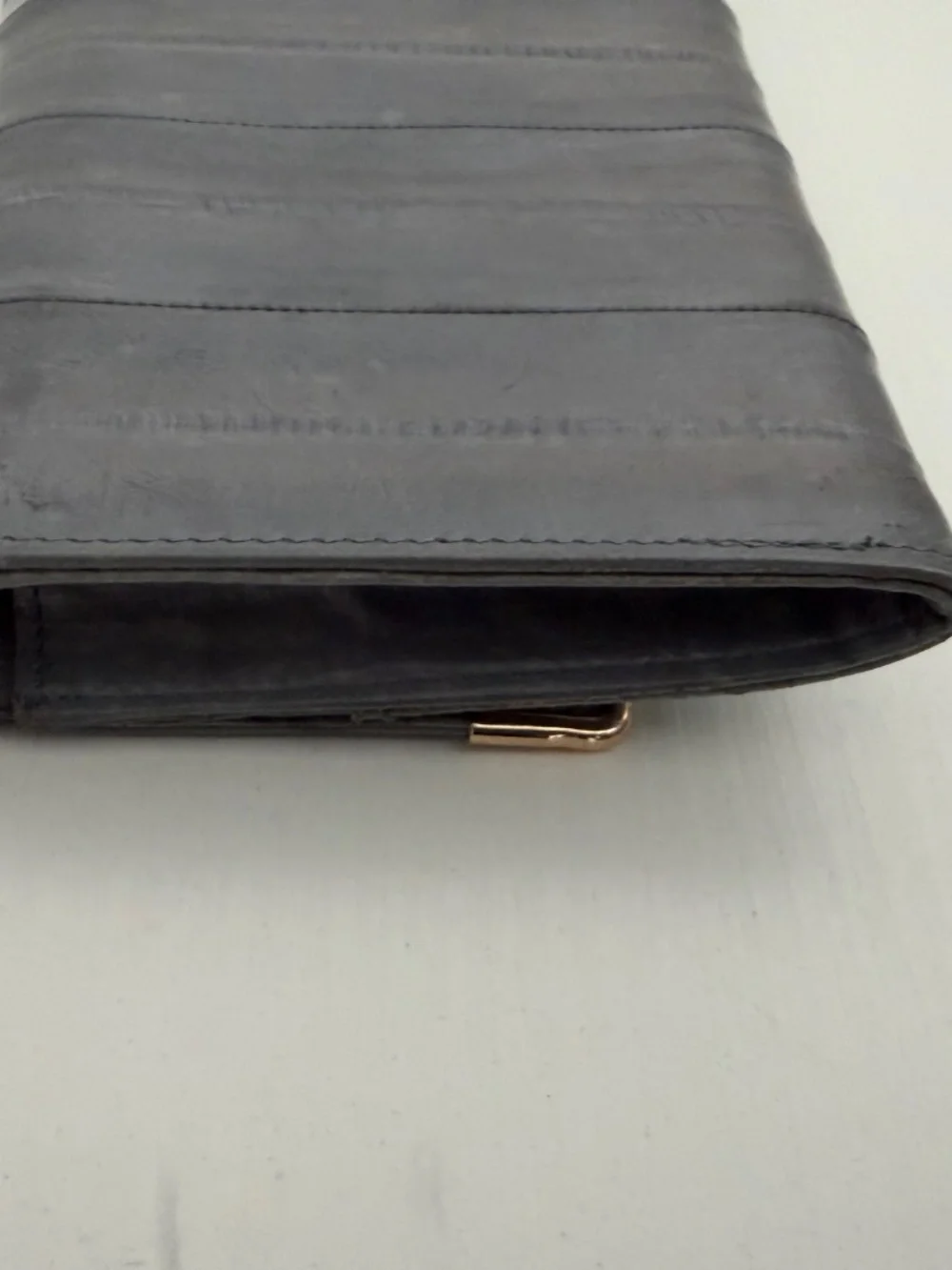 NEW Eel Skin Wallet & Checkbook Insert